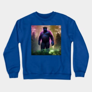 Dope Sasquatch in Nature Crewneck Sweatshirt